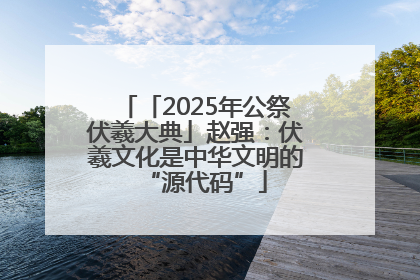 「2025年公祭伏羲大典」赵强：伏羲文化是中华文明的“源代码”