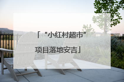 “小红村超市”项目落地安吉