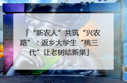 “新农人”共筑“兴农路”：返乡大学生“桃三代”让老树结新果