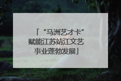 “马洲艺才卡”赋能江苏靖江文艺事业蓬勃发展
