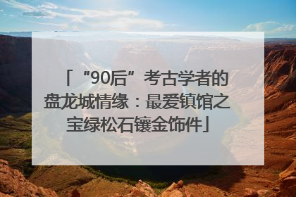 “90后”考古学者的盘龙城情缘：最爱镇馆之宝绿松石镶金饰件
