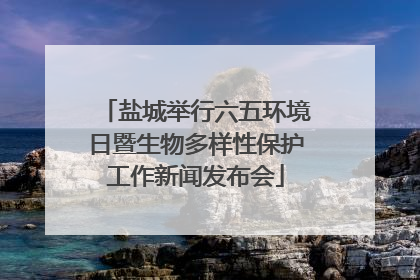 盐城举行六五环境日暨生物多样性保护工作新闻发布会