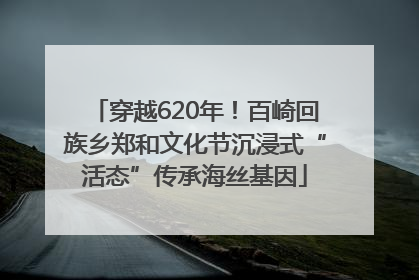 穿越620年！百崎回族乡郑和文化节沉浸式“活态”传承海丝基因
