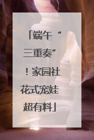 端午“三重奏”！家园社花式宠娃超有料