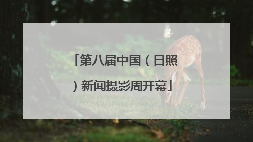 第八届中国（日照）新闻摄影周开幕