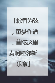 粽香为弦，童梦作谱，普陀这里奏响睦邻新乐章