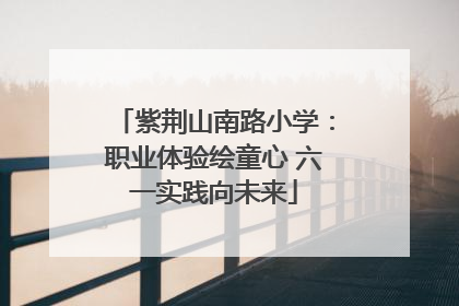 紫荆山南路小学：职业体验绘童心 六一实践向未来