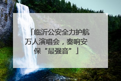 临沂公安全力护航万人演唱会，奏响安保“最强音”