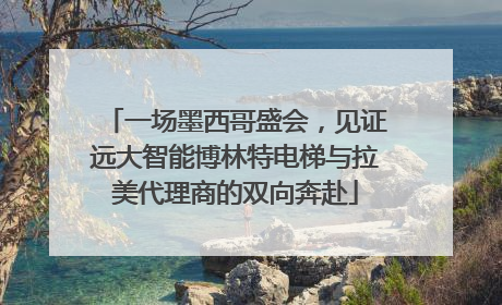 一场墨西哥盛会，见证远大智能博林特电梯与拉美代理商的双向奔赴