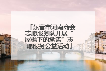 东营市河南商会志愿服务队开展“屋檐下的承诺”志愿服务公益活动