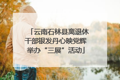 云南石林县离退休干部银发丹心映党辉举办“三展”活动
