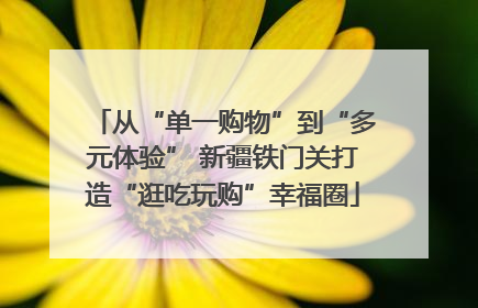 从“单一购物”到“多元体验” 新疆铁门关打造“逛吃玩购”幸福圈
