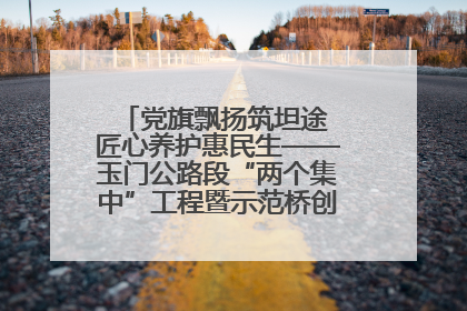 党旗飘扬筑坦途 匠心养护惠民生——玉门公路段“两个集中”工程暨示范桥创建项目圆满收官