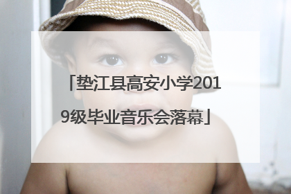 垫江县高安小学2019级毕业音乐会落幕