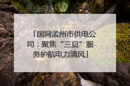 国网孟州市供电公司：聚焦“三夏”服务护航电力清风