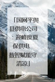 国网平舆县供电公司：迎峰度夏保供电  数智赋能守清凉