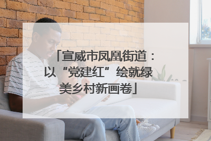 宣威市凤凰街道：以“党建红”绘就绿美乡村新画卷