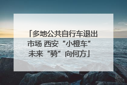 多地公共自行车退出市场 西安“小橙车”未来“骑”向何方