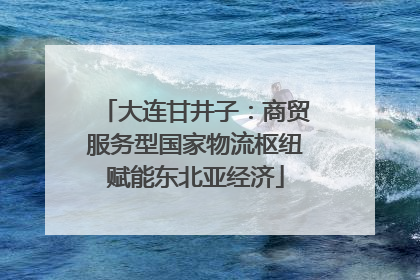 大连甘井子：商贸服务型国家物流枢纽赋能东北亚经济