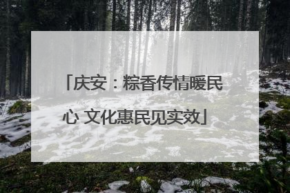 庆安：粽香传情暖民心 文化惠民见实效