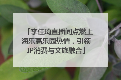 李佳琦直播间点燃上海乐高乐园热情，引领IP消费与文旅融合