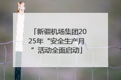 新疆机场集团2025年“安全生产月”活动全面启动