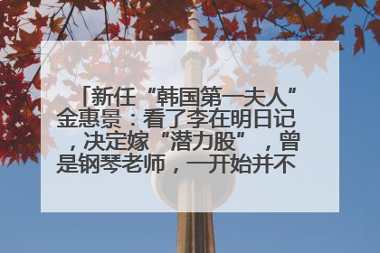 新任“韩国第一夫人”金惠景：看了李在明日记，决定嫁“潜力股”，曾是钢琴老师，一开始并不支持丈夫从政