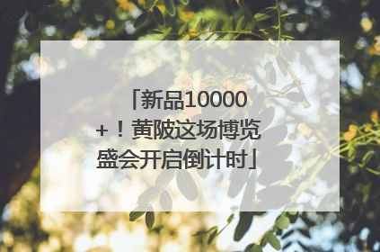 新品10000+！黄陂这场博览盛会开启倒计时