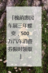 槐荫惠民车展三年蝶变，500万汽车消费券限时领取