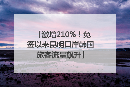 激增210%！免签以来昆明口岸韩国旅客流量飙升