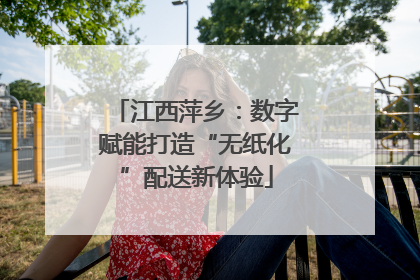 江西萍乡：数字赋能打造“无纸化”配送新体验