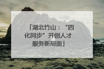 湖北竹山：“四化同步”开创人才服务新局面
