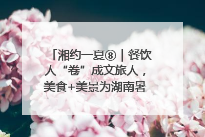 湘约一夏⑧｜餐饮人“卷”成文旅人，美食+美景为湖南暑期旅游上大分