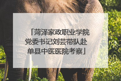 菏泽家政职业学院党委书记刘芸带队赴单县中医医院考察