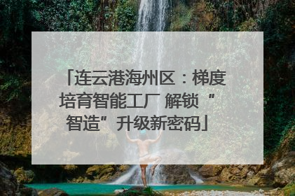 连云港海州区：梯度培育智能工厂 解锁“智造”升级新密码