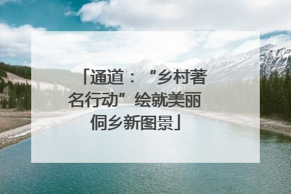 通道：“乡村著名行动”绘就美丽侗乡新图景