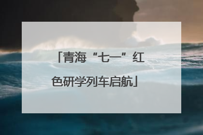 青海“七一”红色研学列车启航
