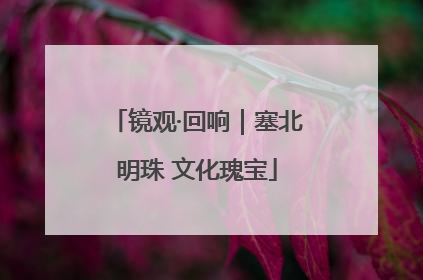 镜观·回响｜塞北明珠 文化瑰宝