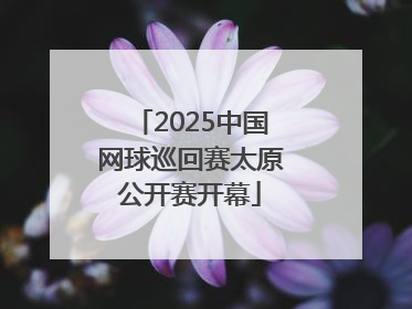 2025中国网球巡回赛太原公开赛开幕