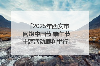 2025年西安市网络中国节·端午节主题活动顺利举行