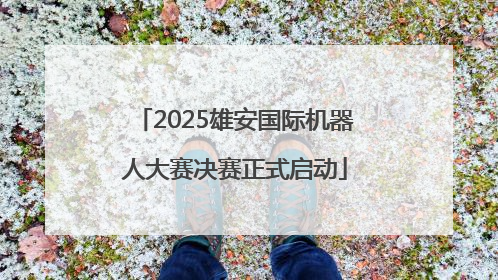 2025雄安国际机器人大赛决赛正式启动